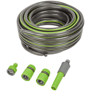 Uitrekbare tuinslang 7 - 20 meter Inclusief opzetstukken voor €9,95 bij de Action