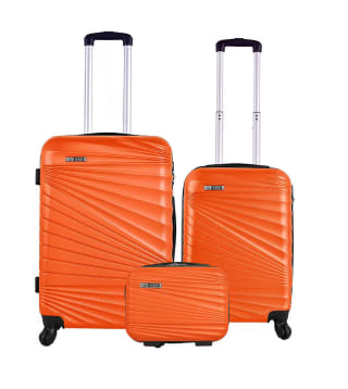 Juego de 3/4 Maletas Wellhome Cabina 56cm/mediana 66cm/grande 76cm y Neceser 23cm por solo 59,37€