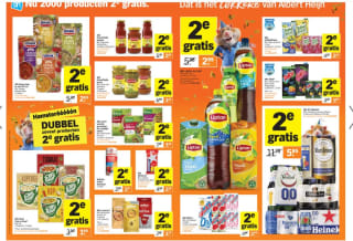 Albert Heijn Hamsterweken veel producten de 2e gratis