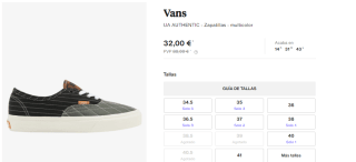 Zapatillas Puma y Vans desde solo 15,50€