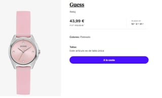 Reloj para Mujer Guess por 43.99€