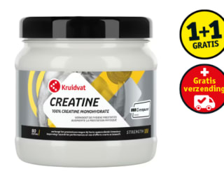 2 stuks Kruidvat Creatine Monohydrate Poeder 400g voor €19,99
