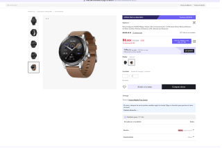 HONOR Magic Watch 2 46 mm por solo 60,20€