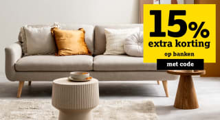 Dit weekend -15% extra op zitmeubelen bij Leen Bakker