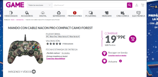 Nacon Mando Pro Compact XBOX por 19,99€