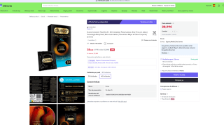 Durex Conexión Total XL 40 Unidades Preservativos Ultra Finos sin Látex Tecnología Body Feel por 28,99€