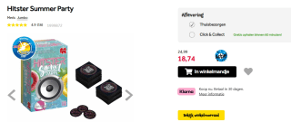 Jumbo - Hitster - Summer Party! - Nederlandstalig Partyspel voor €18,74 bij Intertoys