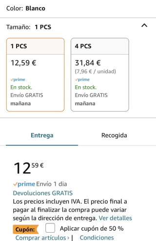 Aigostar Alexa Enchufe Inteligente Wi-Fi por 6,29€