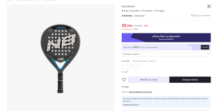 Enebe Cross Blue + Protector + Overgrip por 24,71€