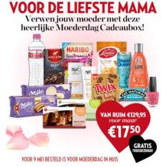 Moederdag pakket inclusief 2 welness vouchers en meer, gratis verzending