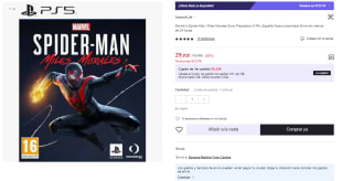 Juego PS5 Marvel's Spider-Man: Miles Morales por 29.92€ (Cuenta Nueva 17.92€)