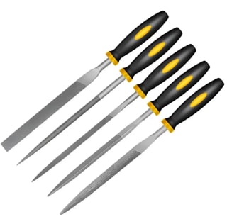 Juego Limas de Precisión 5 Piezas de Acero GCR15 3mmx140mm y 4mmx140mm a solo 2,54€
