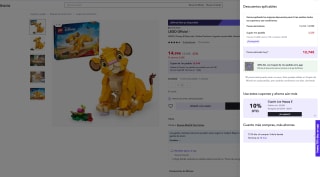 LEGO Disney El Rey León: Simba Cachorro por solo 14,99€ (Nuevos usuarios 8,99€)
