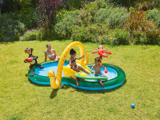 Piscina hinchable infantil gigante con forma de animales 162 x 21 x 297 cm por 38.26€