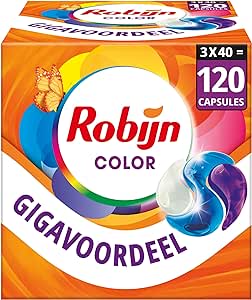 Robijn Classics Color 3-in-1 Wascapsules 120 stuks voor €24,34 bij Amazon