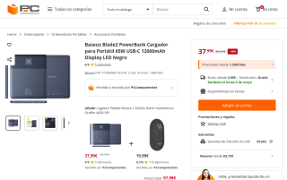 Baseus Blade2 PowerBank cargador portátil 65W por 37,99€