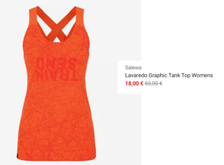 Top para Mujer Salewa Lavaredo Graphic por 18€