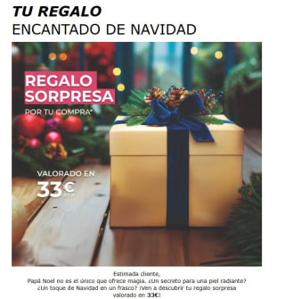 Nuevo regalo por compra valorado con 33€ desde Yves Rocher