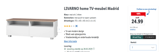 LIVARNO home TV-meubel Madridl voor €29,99 in de Lidl webshop