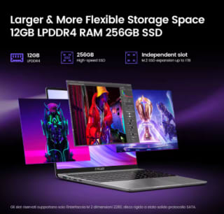 Teclast F16Pro 15,6 inch laptop, 12Gb+256Gb voor €147,80 dmv code bij Aliexpress