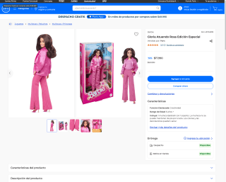 Gloria Atuendo Rosa Edición Especial por solo $17.990
