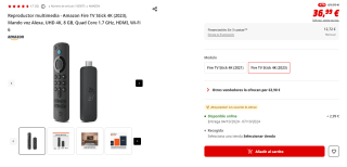 Ofertas en FireTv en Mediamarkt precios locura