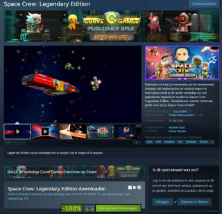 Claim gratis "Space Crew: Legendary Edition" via Steam