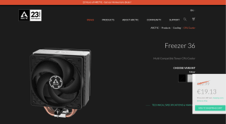 Disipador Arctic Freezer 36 por solo 19,13€