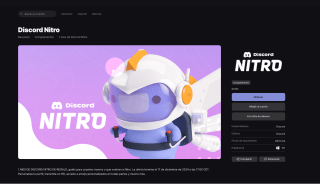 1 Mes de Discord Nitro Grtais con Epic Games