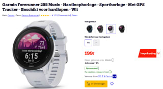 Garmin Forerunner 255 Music smartwatch voor €194 bij Bol