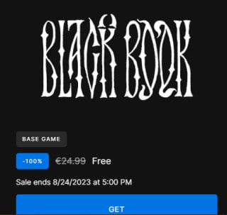 Black Book gratis bij EpicGames