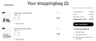 20% korting op alles bij aankoop van 2 items bij Sascha