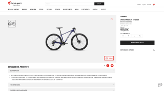 Bicicleta Orbea Onna 29 50 2024 por 409,68€