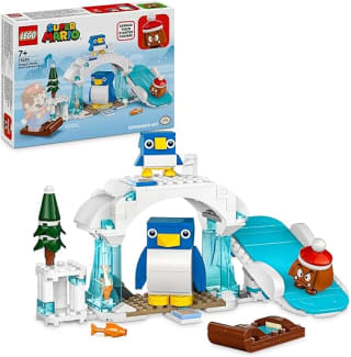 LEGO Super Mario Set de Expansión: Aventura en la Nieve de la Familia Pingüi con Figura de Goomba y Pingüinito por 14,95€