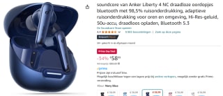 Soundcore Liberty 4 NC - Blue, True Wireless Stereo (TWS) voor €58,99 met Amazon Prime