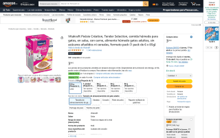 2 Packs de 6 x 85g Vitakraft Poésie Création por 5,38€