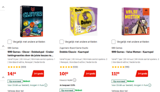 2+1 gratis op heel veel speelgoedcadeautjes bij Bol