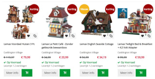 Tot 50% korting op kersthuisjes bij Wishpel-village