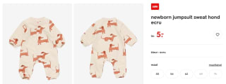 Newborn jumpsuit voor €5 bij Hema