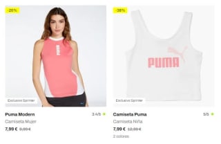 Recopilación Rebajas marca Puma desde 7,99€ en Sprinter