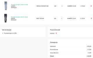 Ravagio jongensjeans voor €13,50 bij Kixx