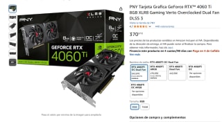 PNY Tarjeta Grafica GeForce RTX 4060 Ti 8GB XLR8 Gaming por 370,57€