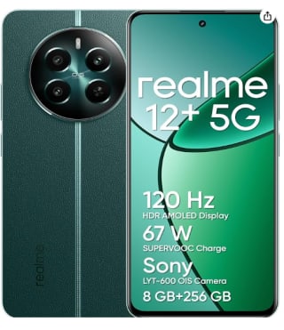 Realme 12+ 5G de 8GB/256GB por 224,30€