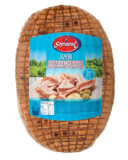 Jamón de pavo Sopraval acaramelado de 250 gramos por $1.990