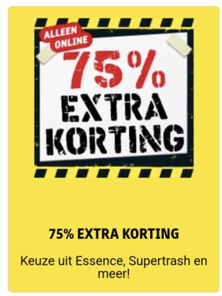 Kruidvat Mega Magazijn Outlet met tot 75% korting!