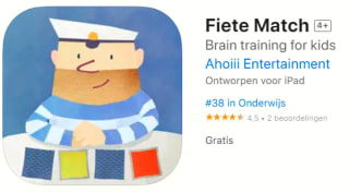 Fiete Match 4+ Brain training for kids gratis voor IOS