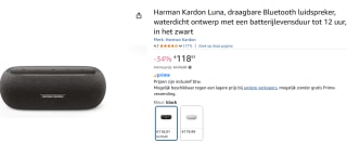 Harman Kardon Luna - Black Luidspreker voor €118,91 bij mazon
