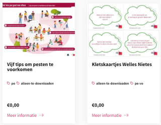 Gratis posters / lesmateriaal voor o.a. de Week Tegen Pesten 23 t/m 27 september