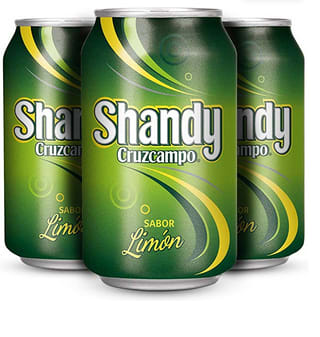 Cruzcampo Shandy Cerveza Limón Pack Lata, 24 x 33cl a solo 12,99€