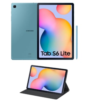 Samsung Galaxy Tab S6 Lite con funda 64GB 10.4" por 278.99€